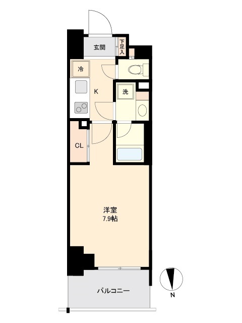 江東区南砂のマンションの間取り