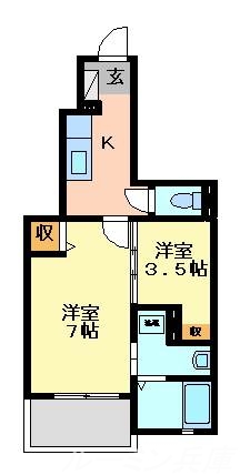 グレイスヒル垂水の間取り