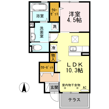 フィガレンス篠山の間取り