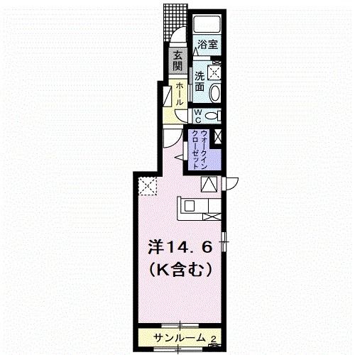 アンピーノIIの間取り