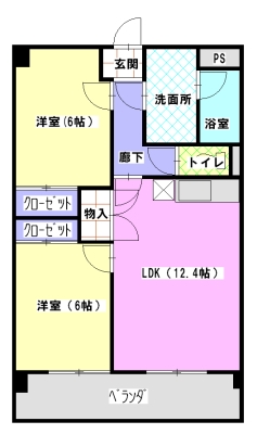 レージュ神ノ倉の間取り