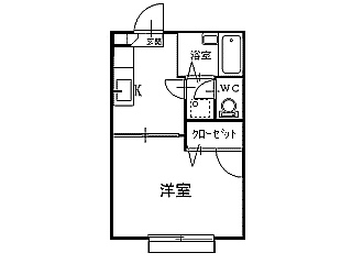 プチメゾン慶の間取り