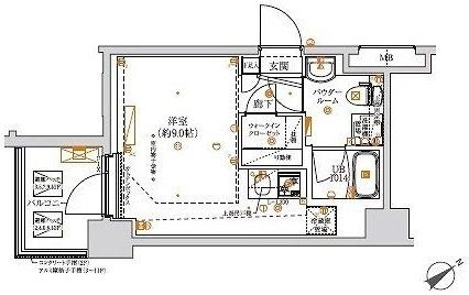 スパシエ東神奈川の間取り