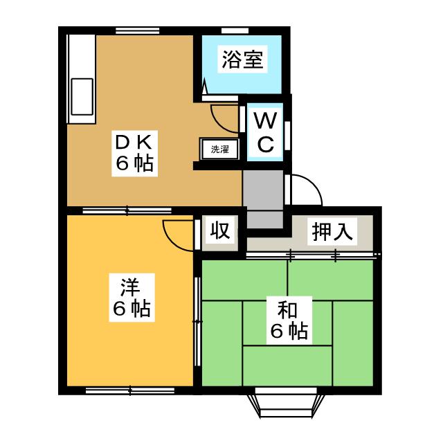 シャンポール三ツ池Ｂの間取り