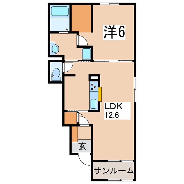 メゾンドアイリスGの間取り