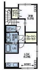 ヴァンクール　新築　3階建の間取り