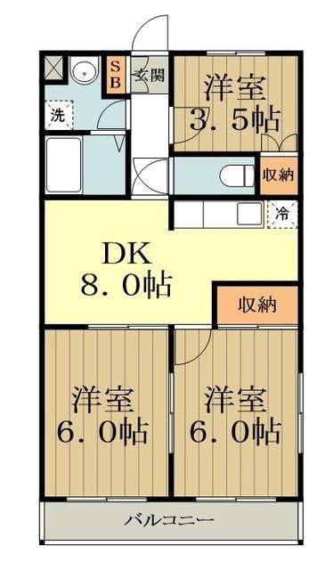 カーサ・NOBの間取り