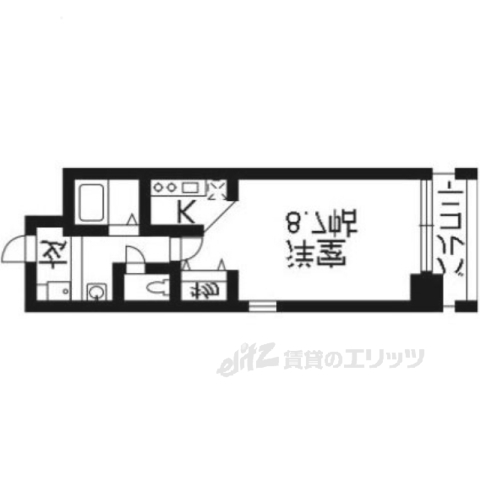 コンシェルジュ京都駅前の間取り