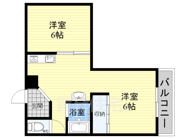 スタンドアップ十三の間取り