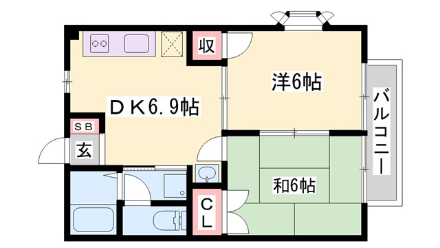 メゾン井貫の間取り