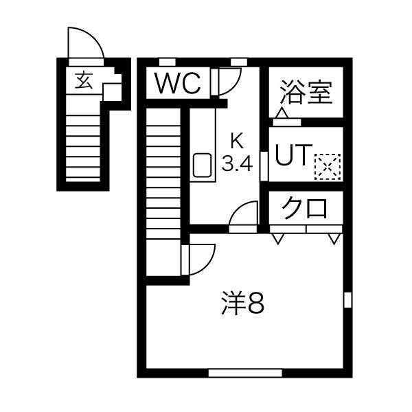 Ｐｒｅｍｉｅｒｅ水沢（プルミエール）Iの間取り