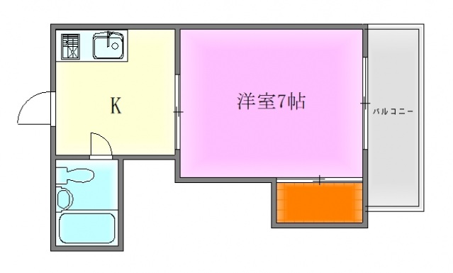 広島市佐伯区五日市中央のマンションの間取り