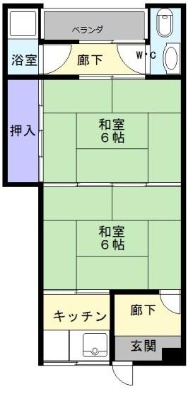 第2ナカノマンションの間取り