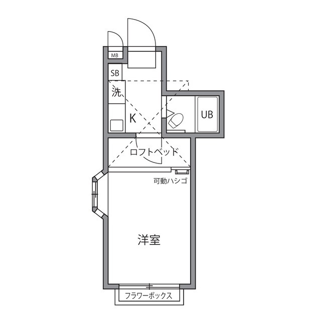 メゾンＪＫの間取り