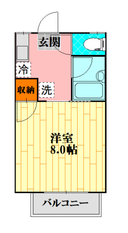 カルチェラタンA棟の間取り