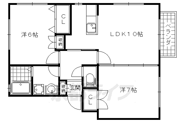 ハイツハセガワの間取り