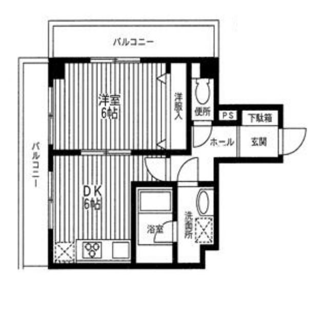 ヨコハマフィズの間取り