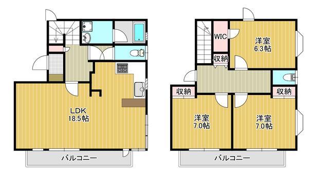 フェニーチェ日吉参番館の間取り