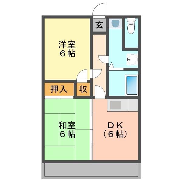 ブォンジョルノ天志館の間取り