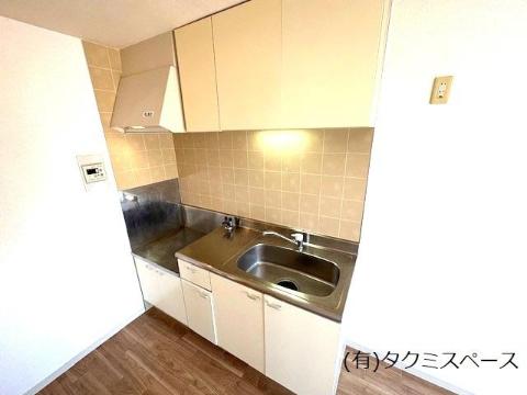 キッチン　ガスコンロ設置可