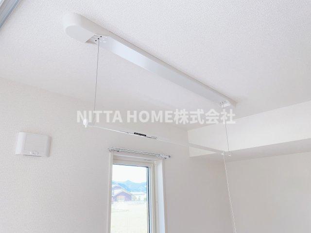 その他部屋・スペース　室内物干しスペースです◎