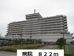 病院　病院（病院）まで822m