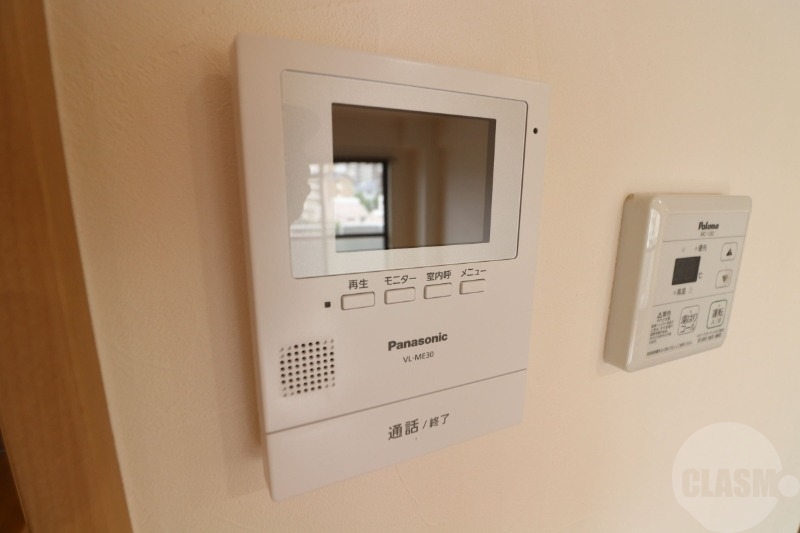 セキュリティ　モニター付きインターフォンで安心