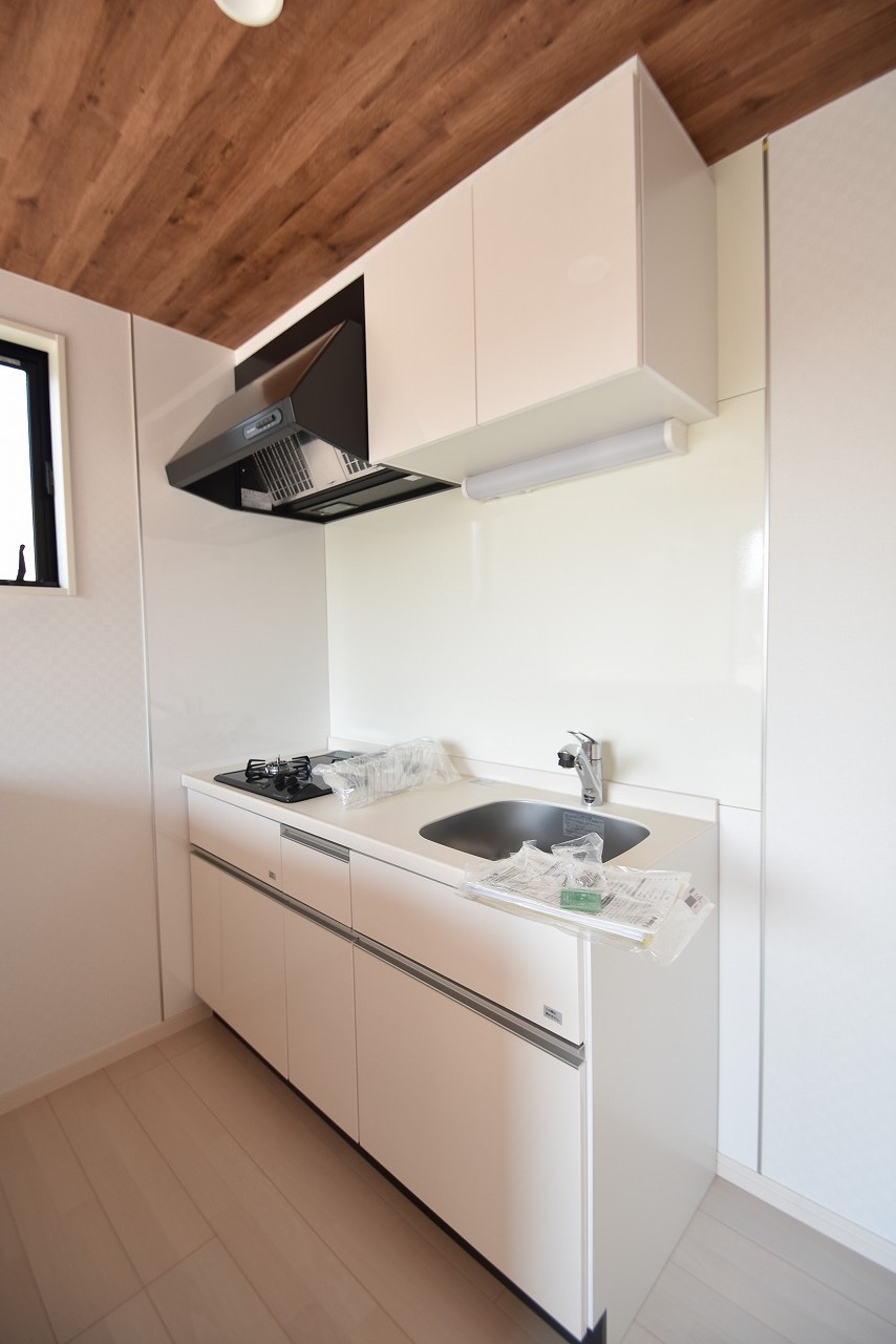 キッチン　2口ガスコンロ付システムキッチン