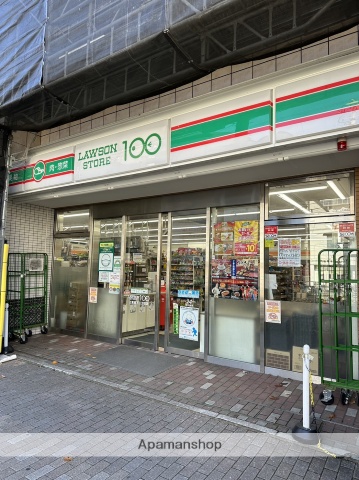コンビニ　ローソンストア１００江東森下三丁目店（コンビニ）まで166m