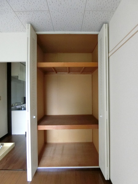 収納　洋室6帖のお部屋にある収納スペースです！奥行きのある収納スペ
