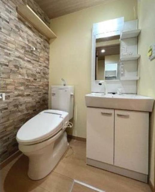 洗面設備　完成前のため参考写真になります。