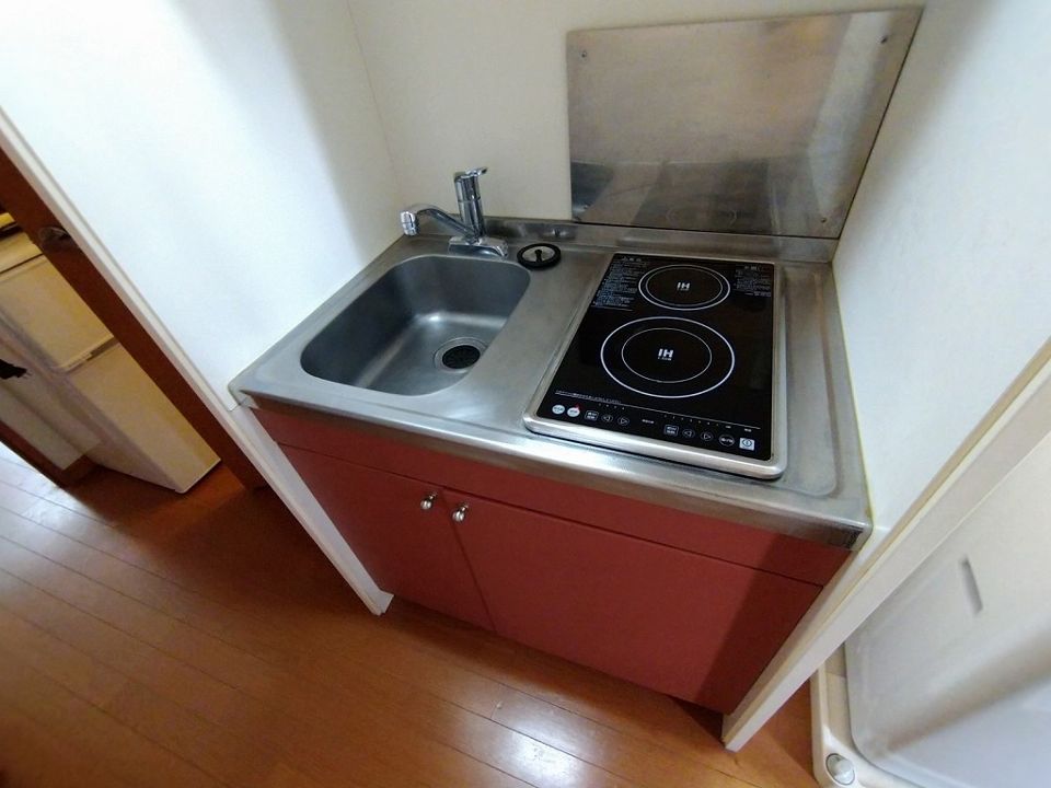 キッチン　シングルレバー設置