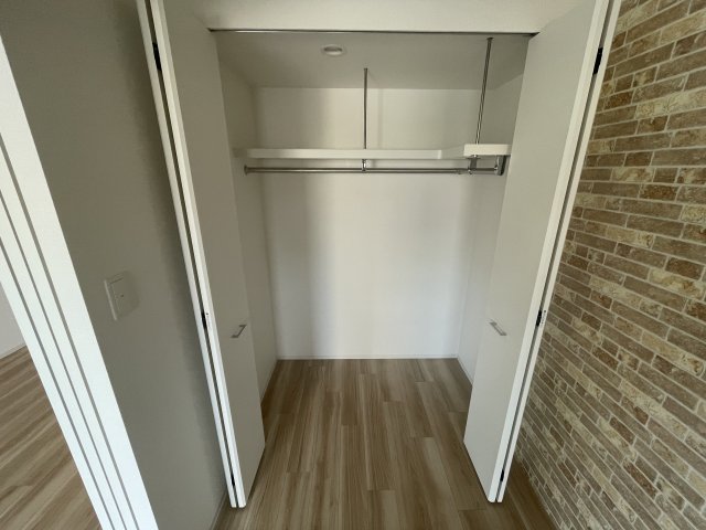 収納　たっぷりとした収納スペースです