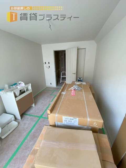 居室・リビング　※建築中のお写真です