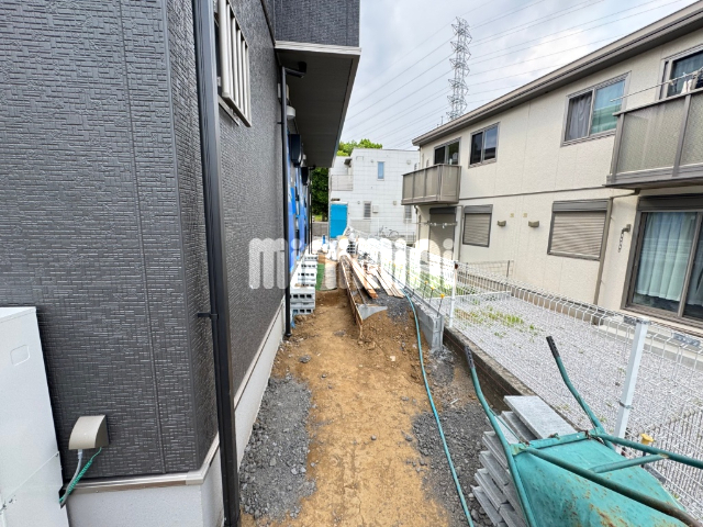 玄関　建築現場