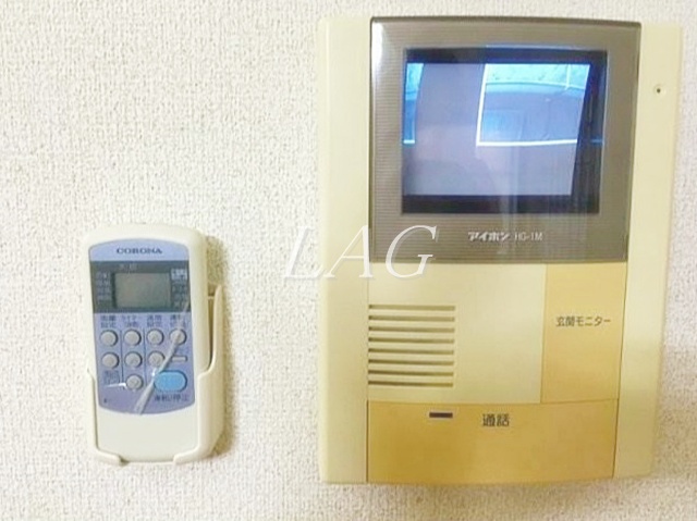 セキュリティ　モニター付きインターフォンです。