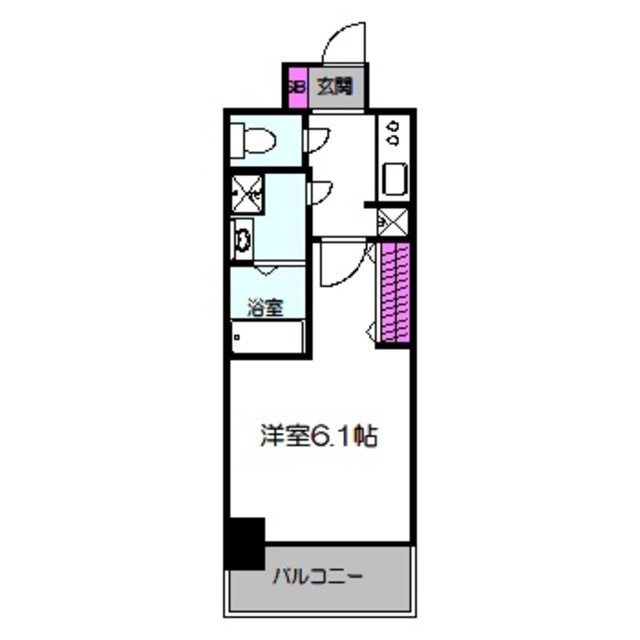 JMFレジデンス都島の間取り写真