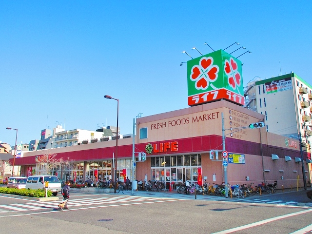 スーパー　ライフ 西天下茶屋店（スーパー）まで408m