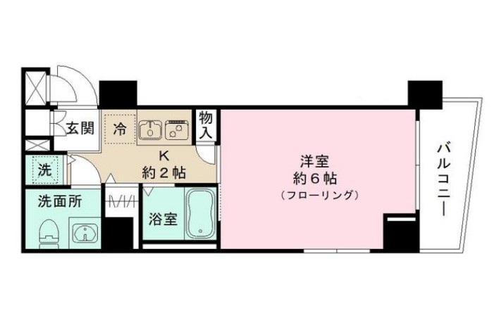 フェニックス日本橋浜町壱番館の間取り写真