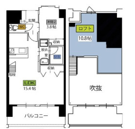 地下鉄箱崎線 千代県庁口駅 徒歩12分 14階建 築11年の間取り写真