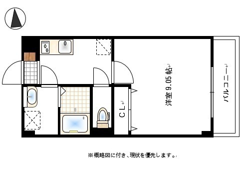 プライムスクエア青江の間取り写真