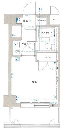 東急東横線 新丸子駅 徒歩7分 8階建 築38年の間取り写真