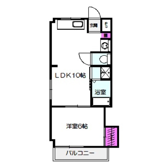 Mハイツの間取り写真