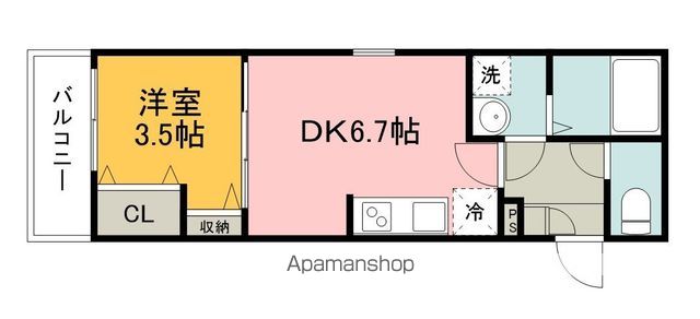 ジーメゾン狭山祇園の間取り写真