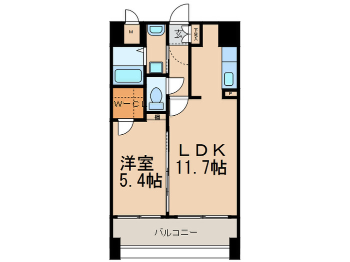 セゾンドール貝塚の間取り写真