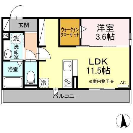 ペルショワールの間取り写真