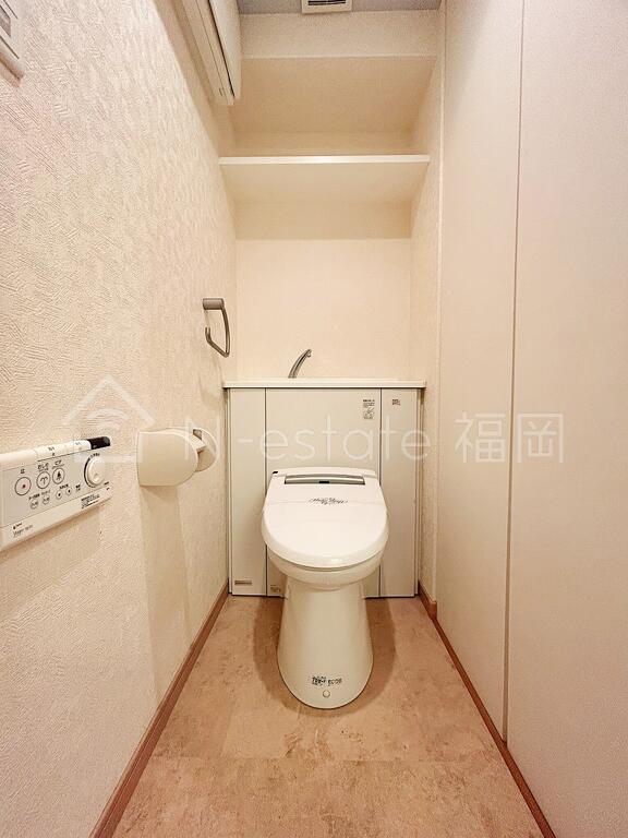 地下鉄七隈線 別府駅 徒歩15分 12階建 築18年のトイレ写真