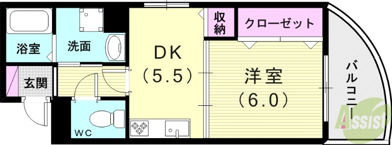 ブルーラグーンの間取り写真