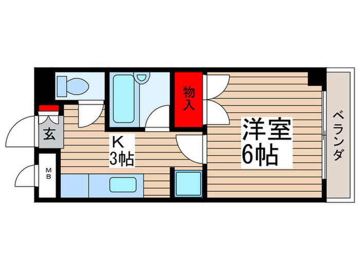 本間ハイツの間取り写真