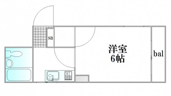 広島市中区舟入中町のマンションの間取り